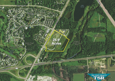 Commercial Land Site – 25.9 Acres, North Illinois, Route 21, Gurnee, IL